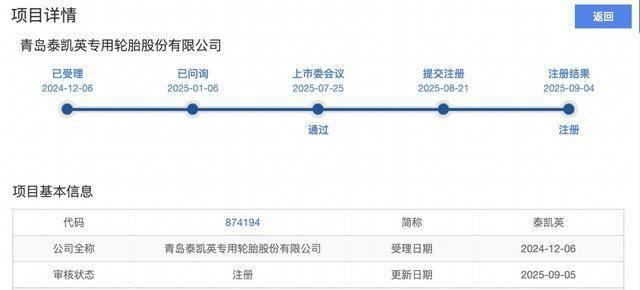 泰凯英IPO闪电注册生效:募资缩水49%,招商证券保荐