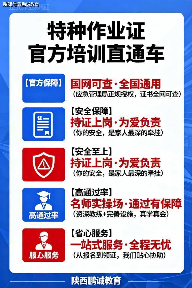 西安市电工证培训：快速拿证，国网可查，官方授权考点